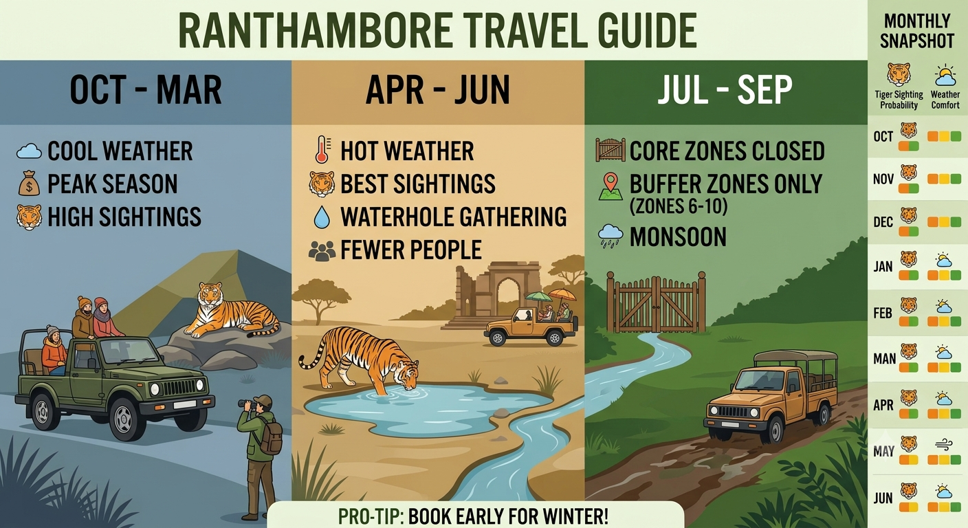 Best Time to Visit Ranthambore